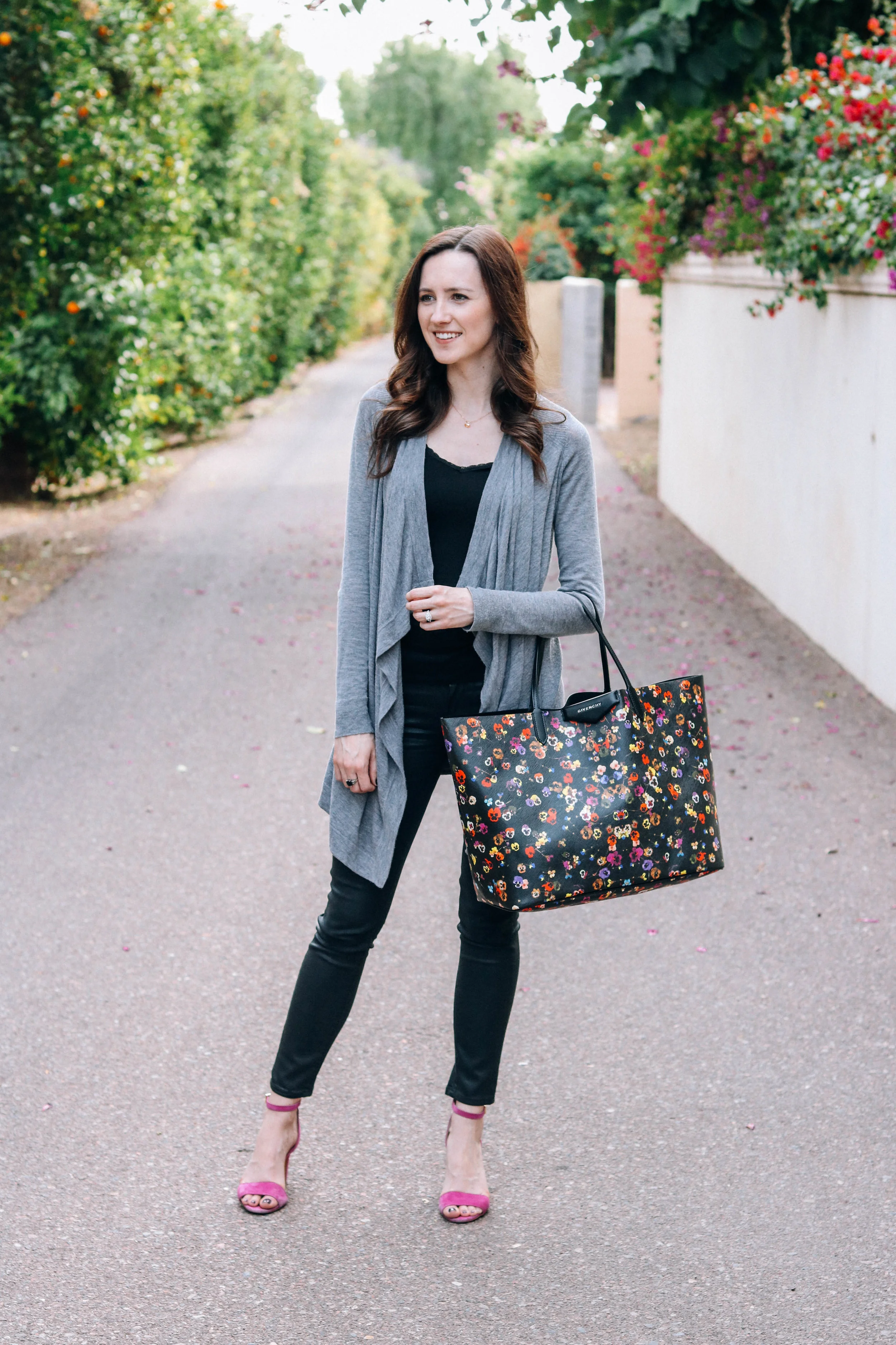 Floral best sale shopper bag